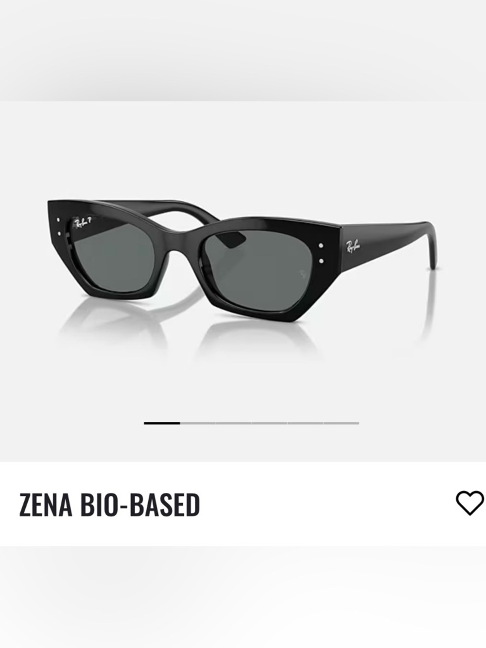 NWT Ray-Ban RB4430 Zena sunglasses black